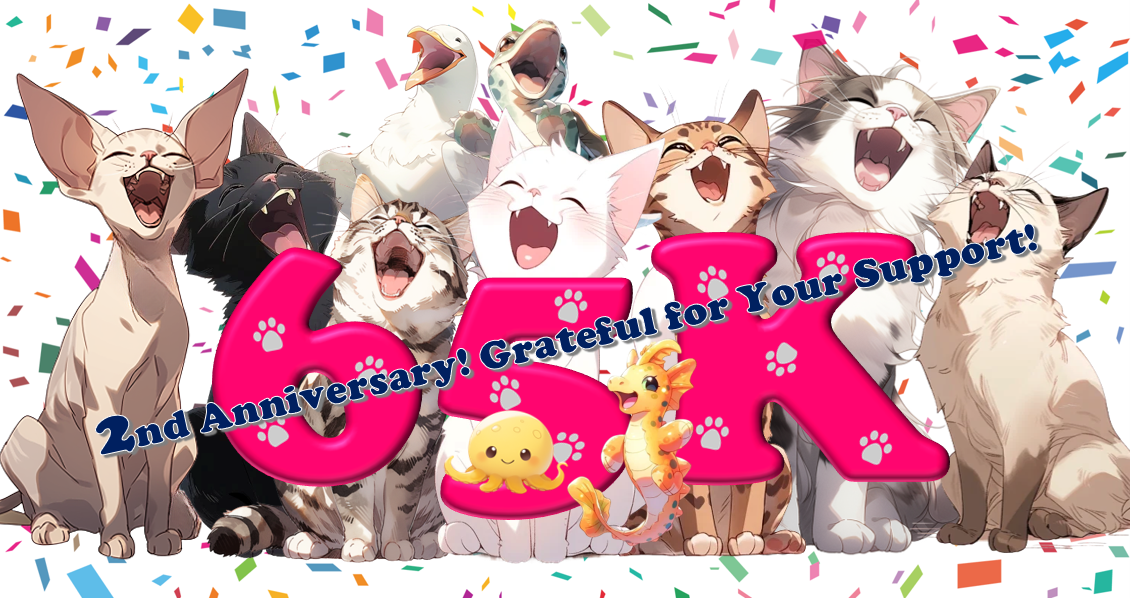 開業２周年！65,000PVを超えました